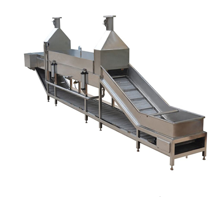 蔬菜殺青機、菊花殺青設備、菊花殺青機、蒸汽殺青機、金銀花殺青機、連續殺青機、自動殺青機、連續式殺青機、網帶殺青機